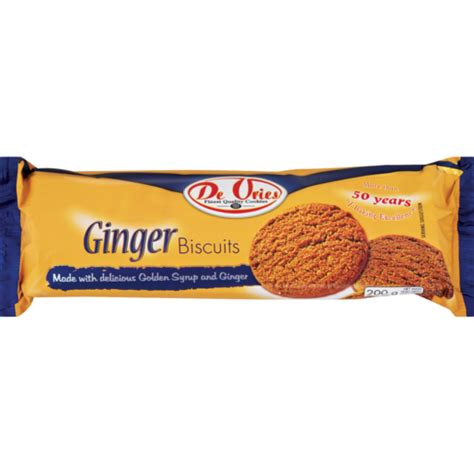 Whole foods market america's healthiest grocery store. De Vries Ginger Biscuits 200g | Biscuits | Biscuits ...