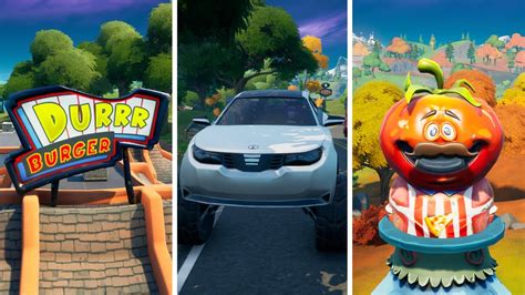 Pizza pit's oversized red phone is located in the jungle at the very northern part of the map to the west of fortnite's the block and lazy lagoon's central river system. Drive from Durr Burger to Pizza Pit without exiting a ...