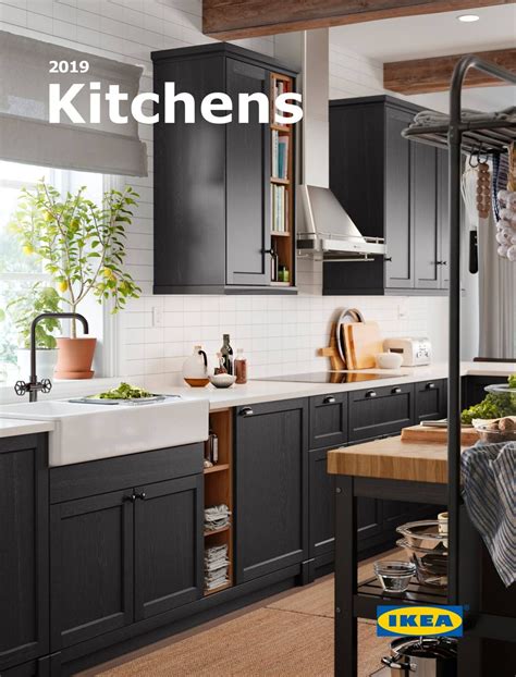 This is why we matched the paint to create our own custom look. KITCHENS 2019 - IKEA Kitchen Brochure 2019 | Black ikea ...