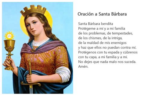 Santa Bárbara Su Historia Imágenes Y Oraciones