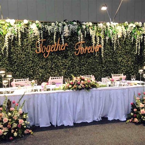 Hire Green Flower Wall 6m Long Wedding Hire Melbourne