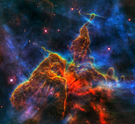 Mystic Mountain Region In The Carina Nebula Earth Blog