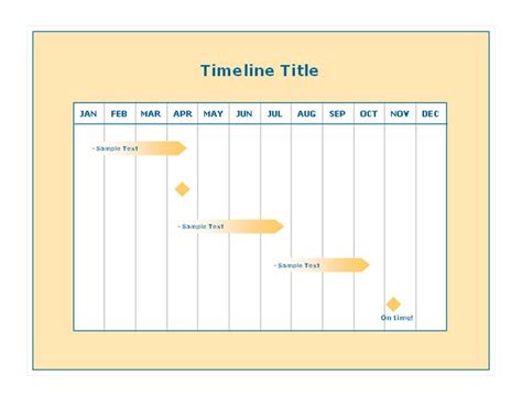 Project Timeline Template My Excel Templates