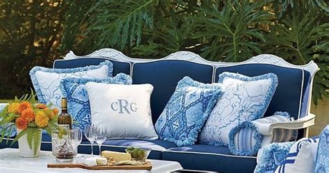 Chinoiserie Chic Blue And White Chinoiserie Outdoors