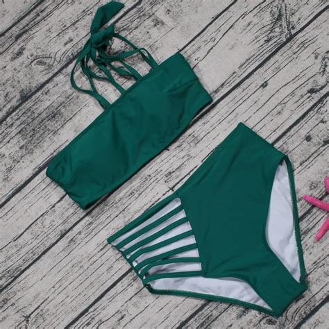 2018 Sexy Women Swimsuit Hollow Out Bodysuit Swimwear Brazilian Bandage