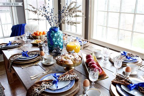 Table setting (laying a table) or place setting refers to the way to set a table with tableware—such as eating utensils and for serving and eating. Christmas morning breakfast table setting