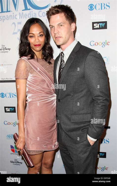 zoe saldana and keith britton 14th annual impact awards gala at the beverly wilshire hotel