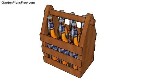 A mdf engraved three brothers beer tote. Beer Caddy Plans | Free Garden Plans - How to build garden projects
