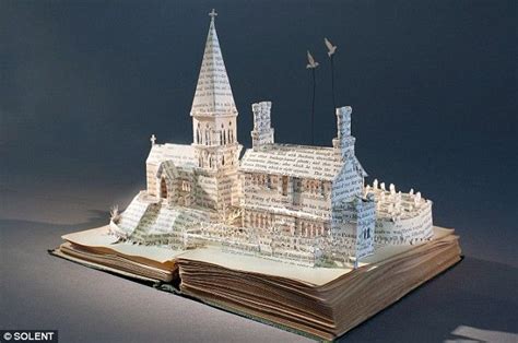The Artist Who Creates Amazing Paper Models From Dusty Old Books Book