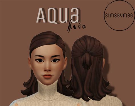 AQUA HAIR The Sims Guide