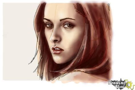 How To Draw Bella Swan From Twilight Drawingnow