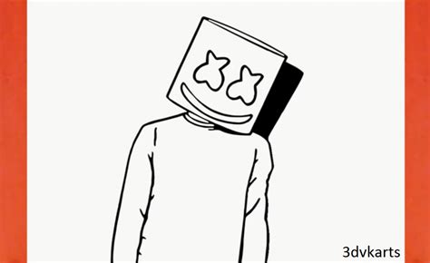 In this fortnite video i face reveal 35 fortnite masked skins! Marshmello drawing-Step by step