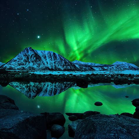Northern Lights Aurora Borealis 4k Ipad Pro Wallpapers Free Download