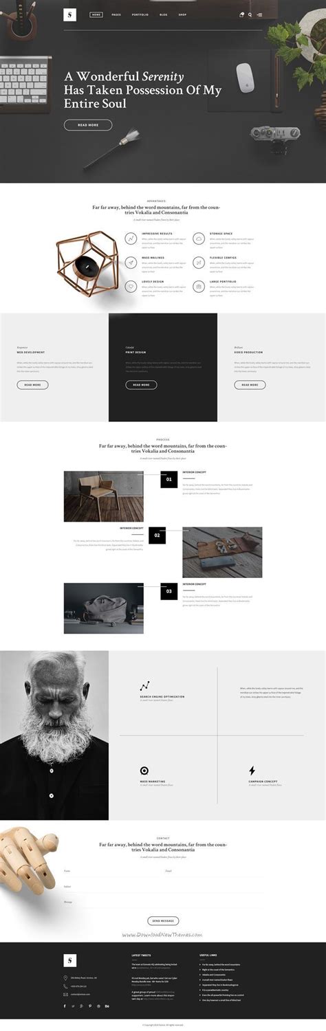 Solace Is Beautifully Design Psd Template For Multipurpose Website With