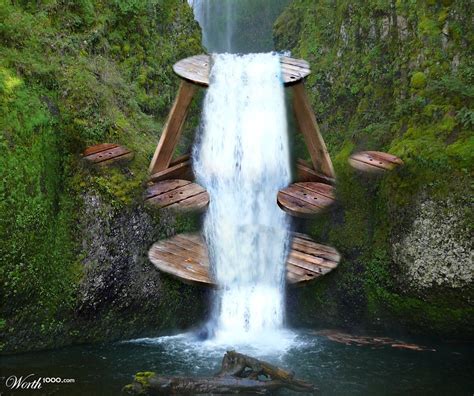 Artificial Waterfall Worth1000 Contests