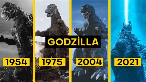Evolution Of Godzilla 1954 2021 Godzilla Vs Kong Youtube