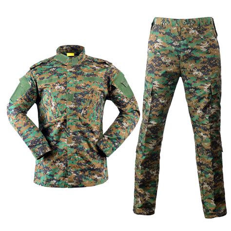 Ripstop Polycotton Tactical Shirt Pant Military Style Combat Field