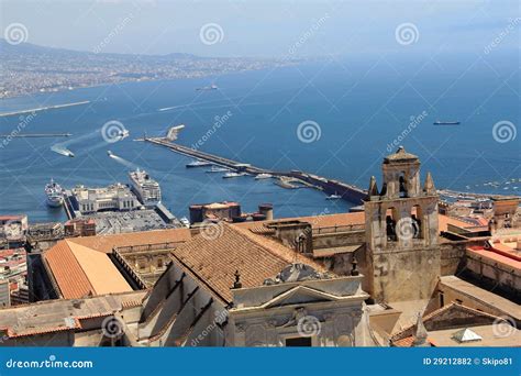 Aerial View Of Naples City Stock Photo Image Of Italian 29212882