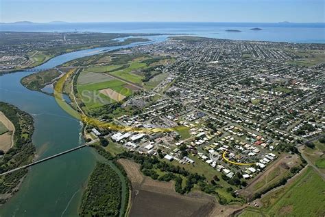 Aerial View Of Mackay Queensland Aerial Photo Aerial View Places To Go