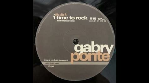 Gabry Ponte Time To Rock Radio Edit 2002 Youtube