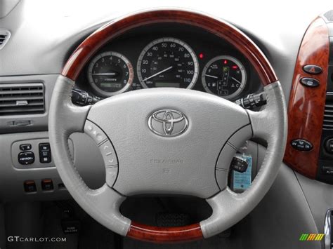 2005 Toyota Sienna Xle Limited Awd Stone Steering Wheel Photo 86221118
