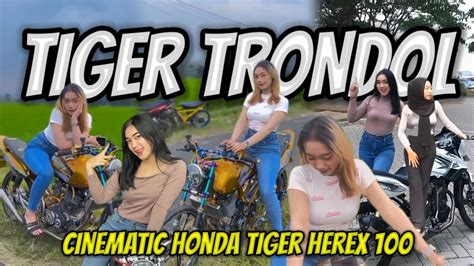 Honda Herex Tiger Modifikasi Trondol Terbaru Cinematic Viral Jedag