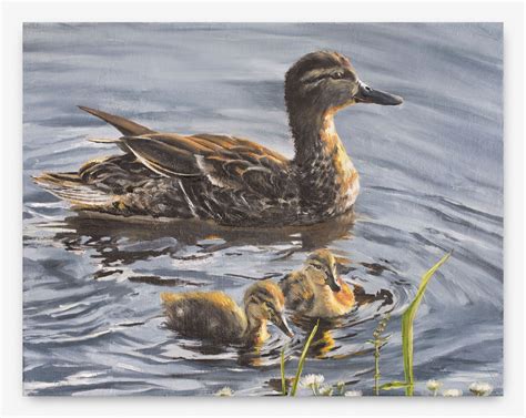 Baby Duck Art Original Painting Сustom Order Oil Painting Etsy