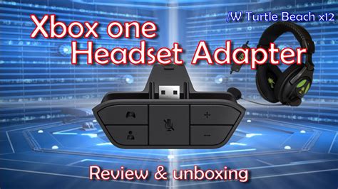 Xbox One Headset Adapter Setup And Unboxing W The Turtle Beach X12 Youtube