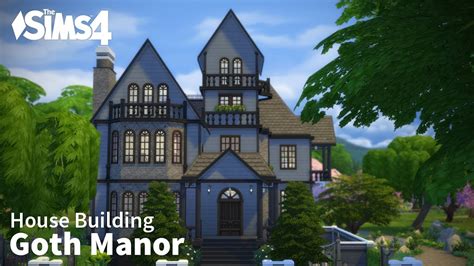 Goth Manor The Sims 4 House Building Youtube