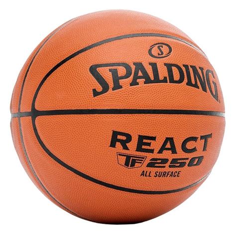 Spalding React Tf 250 All Surface Indoor And Outdoor Basketball Burned