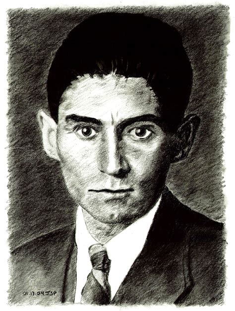 Franz Kafka 01 Signed Original Charcoal Drawing Of Etsy
