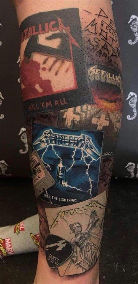 Metallica Metallica Tattoo Metal Tattoo Band Tattoos For Men