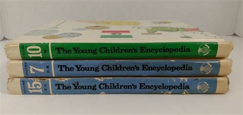 The Young Childrens Encyclopedia Lot Volumes 71015 Britannica 1970s