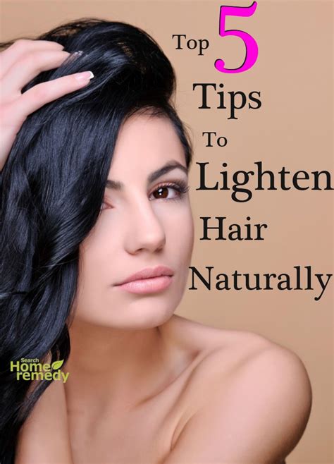 Top 5 Tips To Lighten Hair Naturally Search Home Remedy