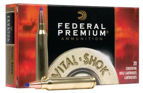Federal Vital Shok 7mm Remington Magnum 140 Grain Tbt 20 Rounds