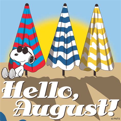 Peanuts On Twitter Hello August