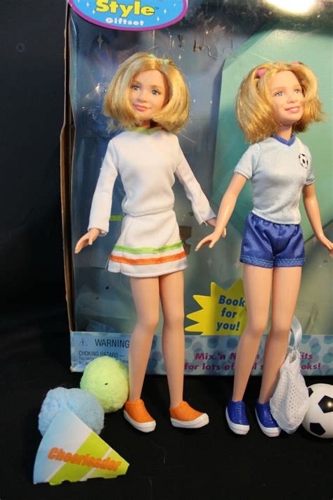 mattel mary kate and ashley dolls school style tset opened ebay