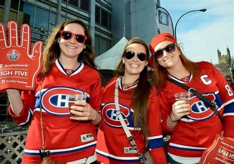 Pin Auf Fans Girls Canadiens