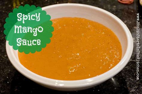 This mango chutney recipe was shared by raghavendra bhat from bangalore, india, who also works as a chef in one of the restaurant in bangalore. Spicy Mango Sauce - Health Starts in the Kitchen