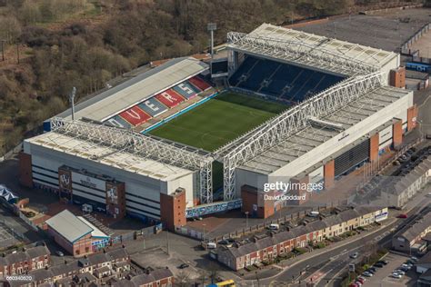 Blackburn England March 26 Aerial Photograph Of Ewood Park Home