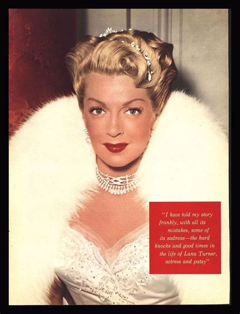 Original 1954 Lana Turner Classic Vintage Magazine Photo Print Ad Lana Turner Vintage