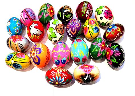 Hand Painted Wooden Easter Eggs Egg Decorations Choice Your Etsy Uk