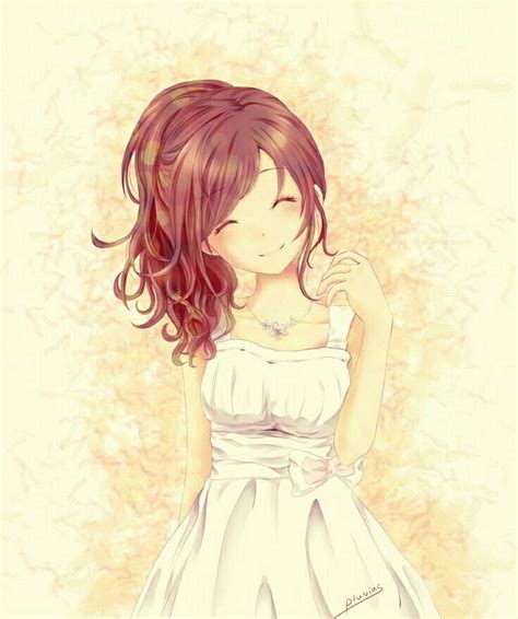 Cute Anime Girl In Summer Dress Anime And Animation Anime Hình ảnh