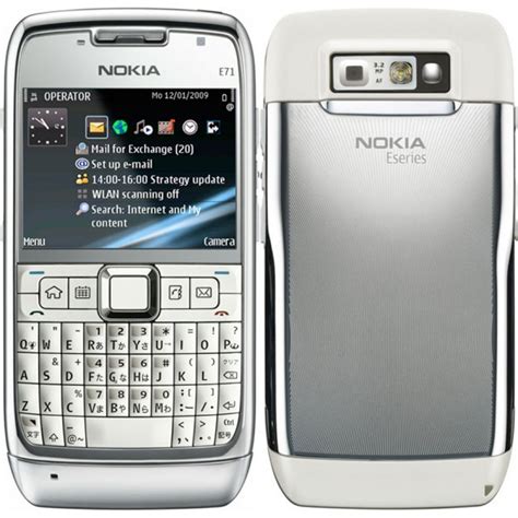 Buy Refurbished Nokia E71 Single Sim Feature Phone White Online