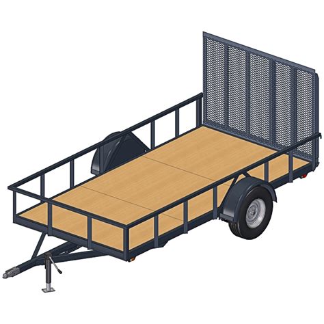 6x12 Utility Trailer Plans 3500 Lbs Diy Blueprints For Awesome Trailers