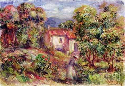 Woman Picking Flowers In The Garden Of Les Colettes At Cagnes 1912