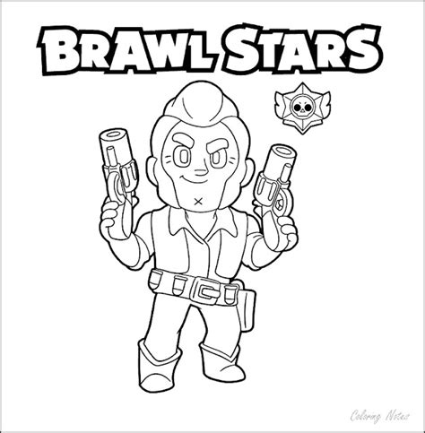 Brawl Stars Coloring Pages All Characters Printable Free Coloring