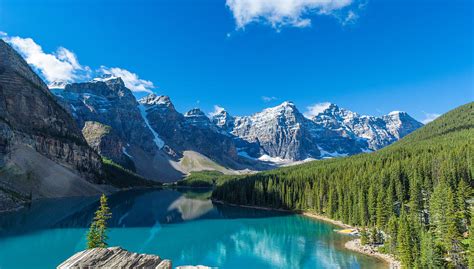 Moraine Lake At Banff National Park Photograph By Panoramic Images Pixels
