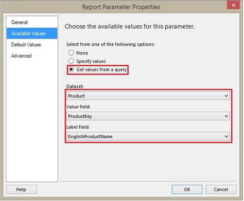 How To Create A Multi Option Parameter Report In SQL Server Reporting