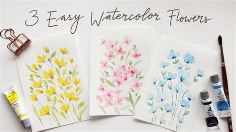 Beginner Friendly Watercolor Ideas Elfreda Epstein